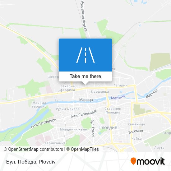 Бул. Победа map