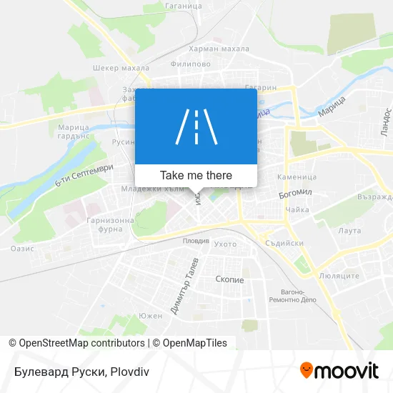 Карта Булевард Руски
