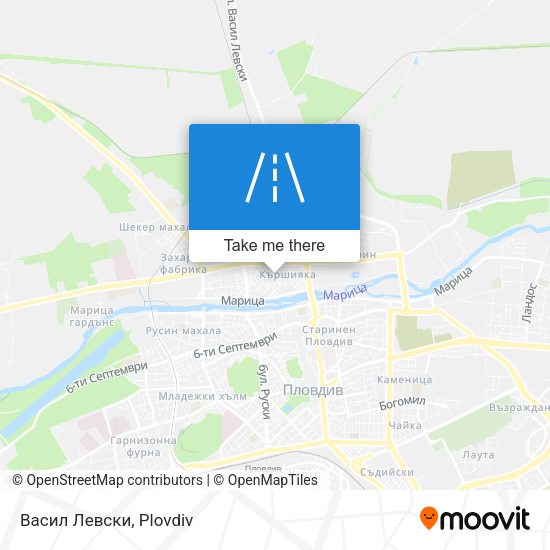 Васил Левски map