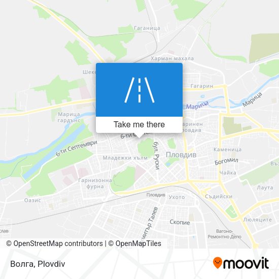 Волга map