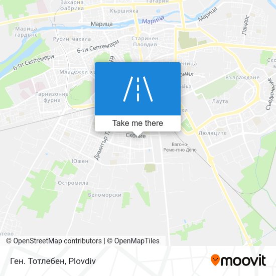 Ген. Тотлебен map
