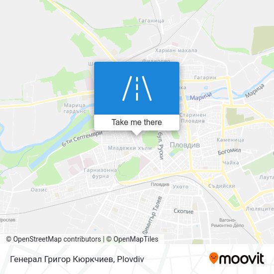 Карта Генерал Григор Кюркчиев