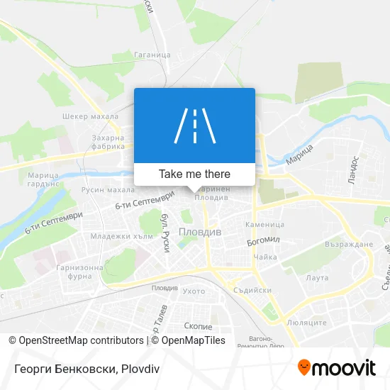 Карта Георги Бенковски
