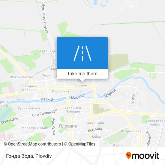 Гонда Вода map