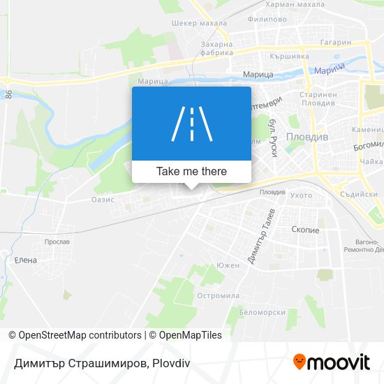 Димитър Страшимиров map