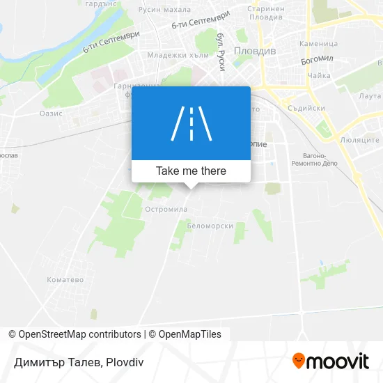 Карта Димитър Талев