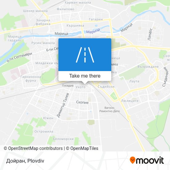 Дойран map
