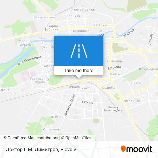 Карта Доктор Г.М. Димитров