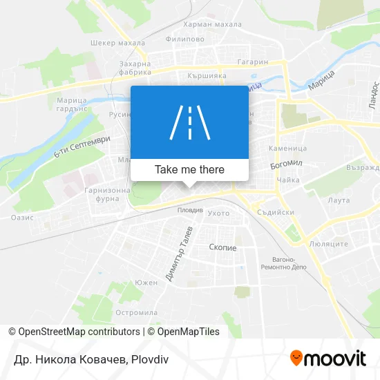 Карта Др. Никола Ковачев