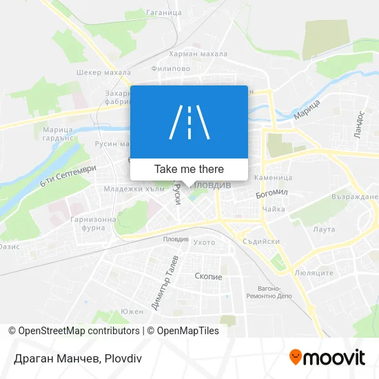 Карта Драган Манчев