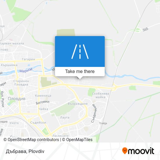 Дъбрава map