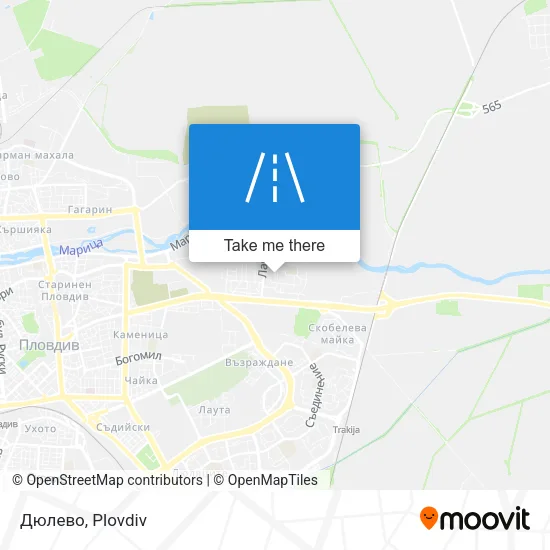 Карта Дюлево