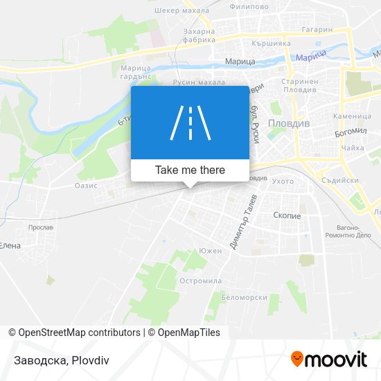Заводска map