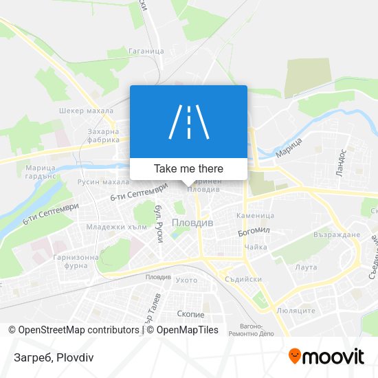 Загреб map