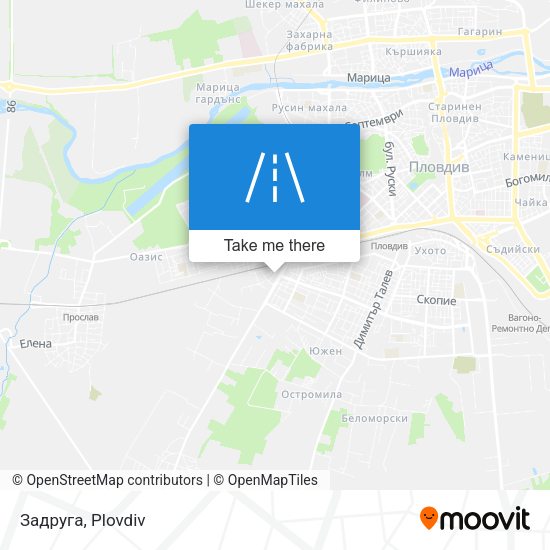 Задруга map