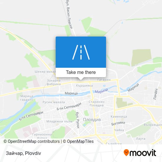 Зайчар map