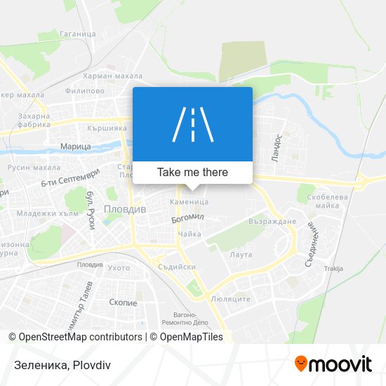 Зеленика map
