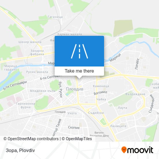 Зора map