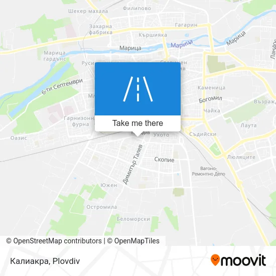 Карта Калиакра