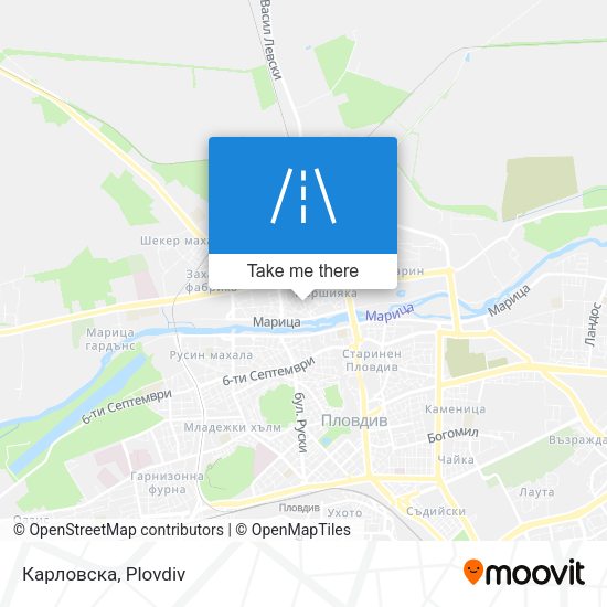 Карловска map