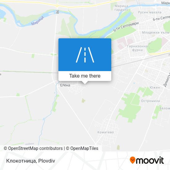 Клокотница map