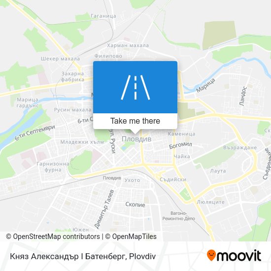 Княз Александър I Батенберг map