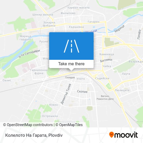 Карта Колелото На Гарата