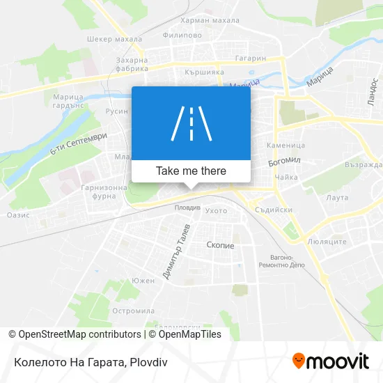 Карта Колелото На Гарата