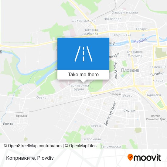 Карта Копривките