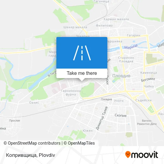 Карта Копривщица