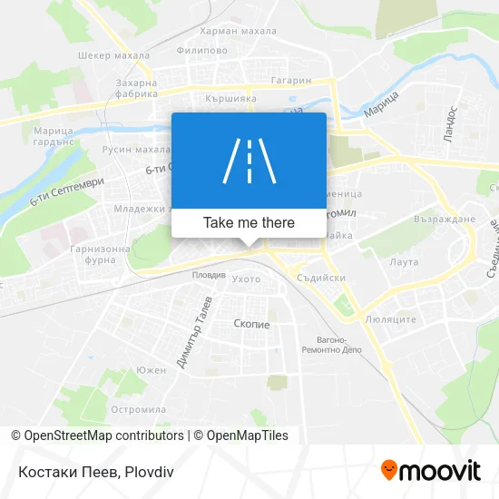 Карта Костаки Пеев