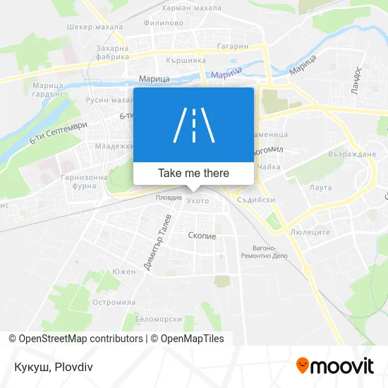 Карта Кукуш