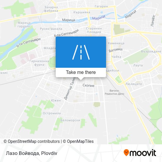 Лазо Войвода map