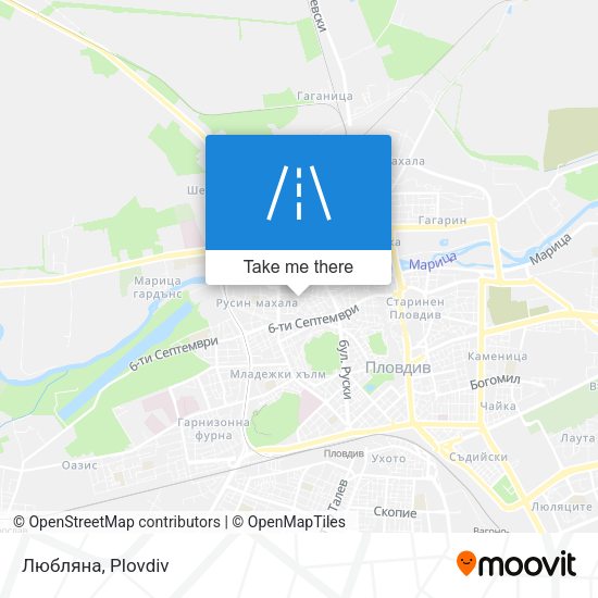 Любляна map