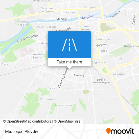 Малгара map