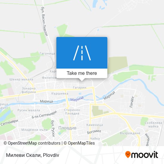 Милеви Скали map