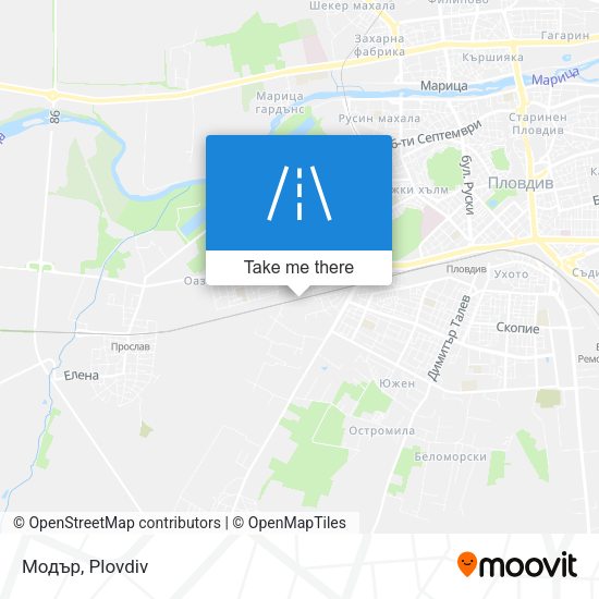 Модър map