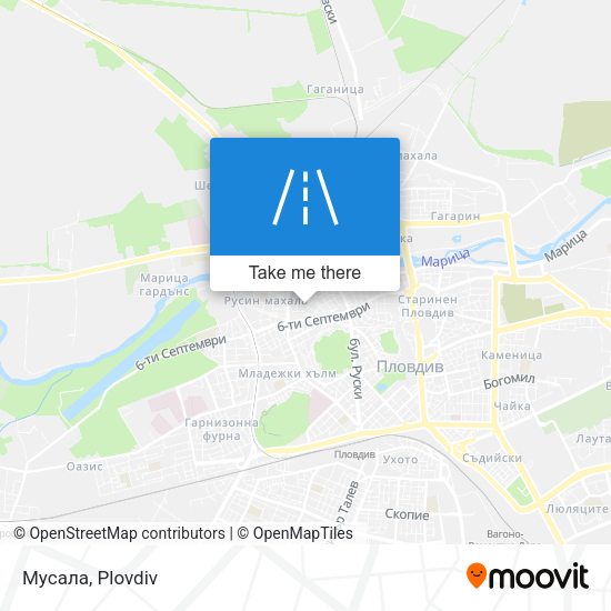 Мусала map