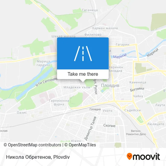 Карта Никола Обретенов