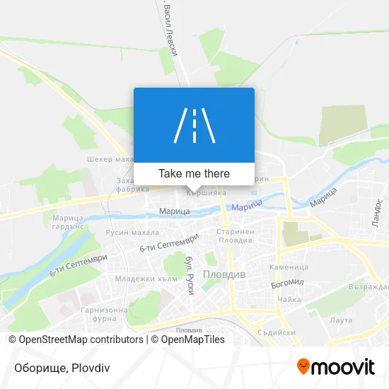 Карта Оборище