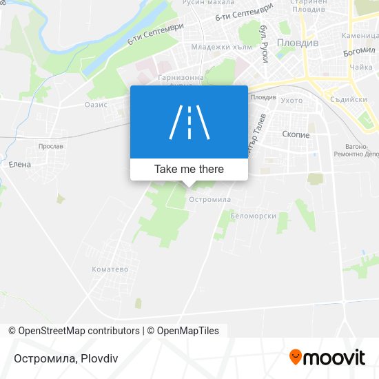Карта Остромила