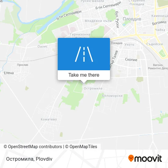 Карта Остромила