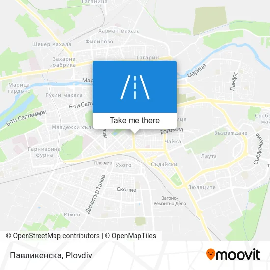 Карта Павликенска