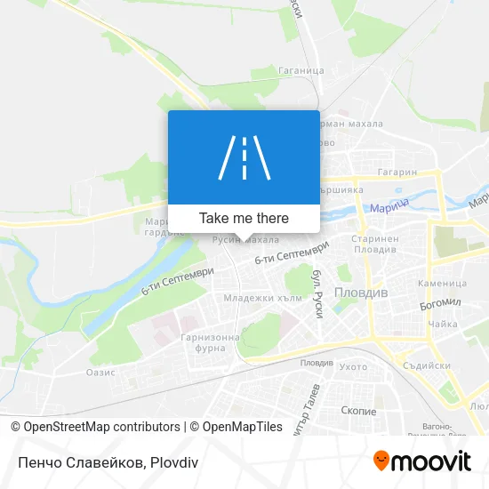 Карта Пенчо Славейков