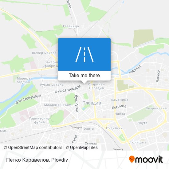 Карта Петко Каравелов
