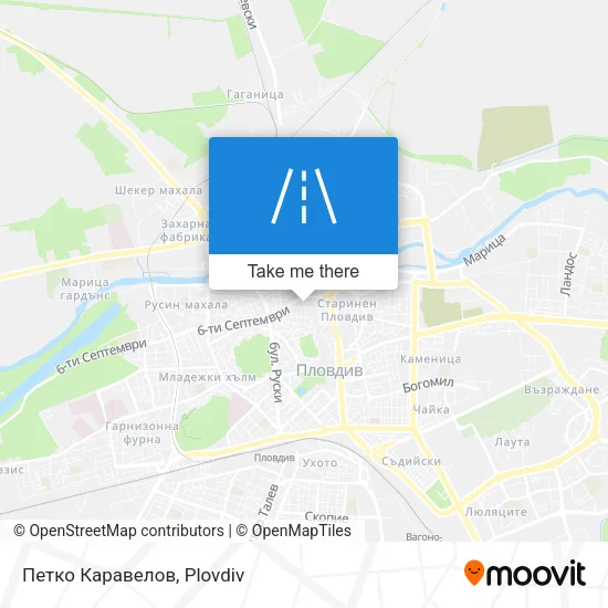 Карта Петко Каравелов