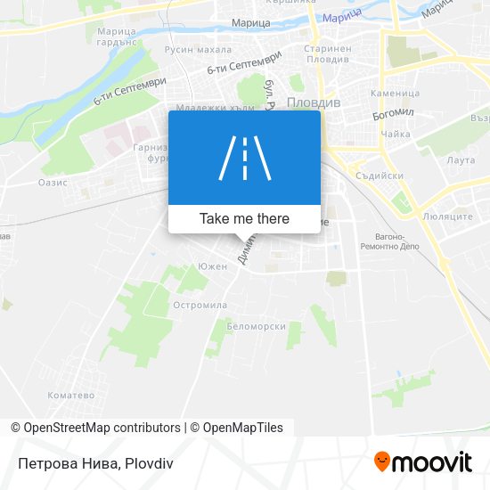 Петрова Нива map
