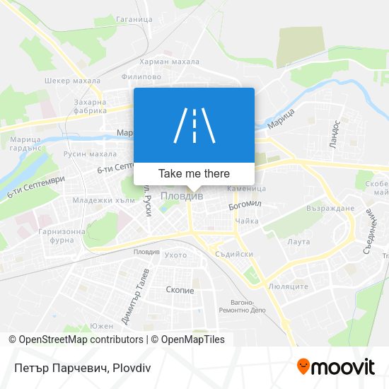 Петър Парчевич map