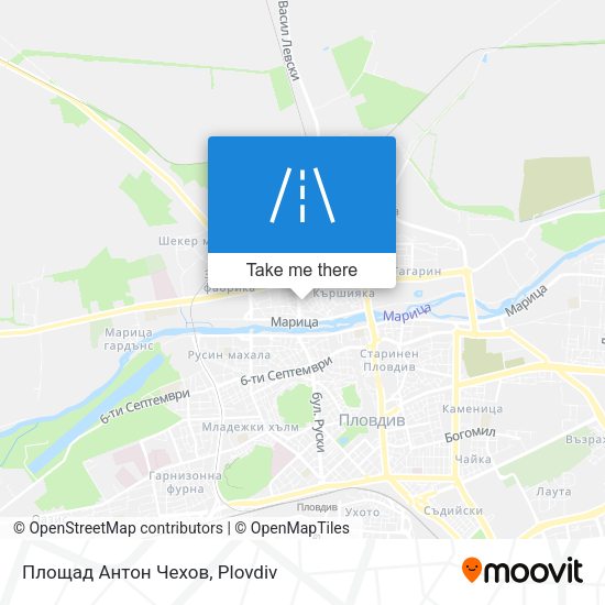 Площад Антон Чехов map