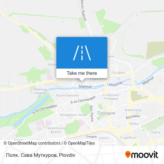 Полк. Сава Муткуров map